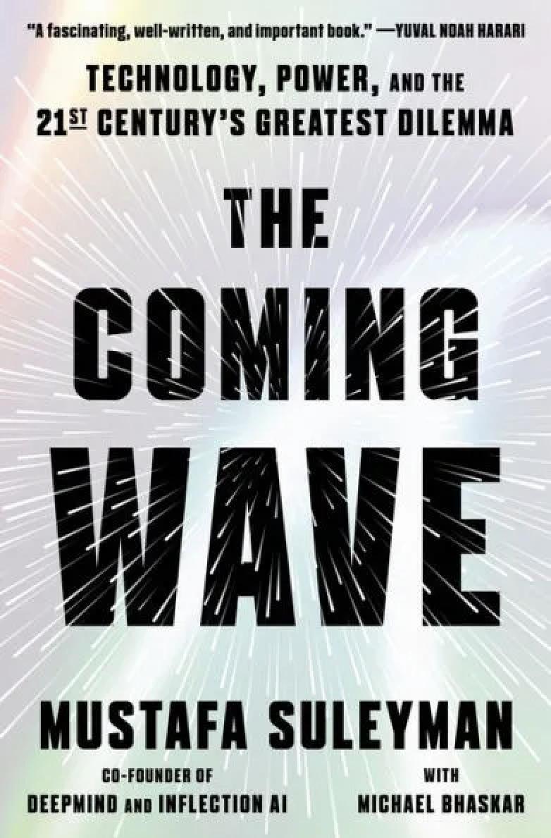 book cover for The Coming Wave